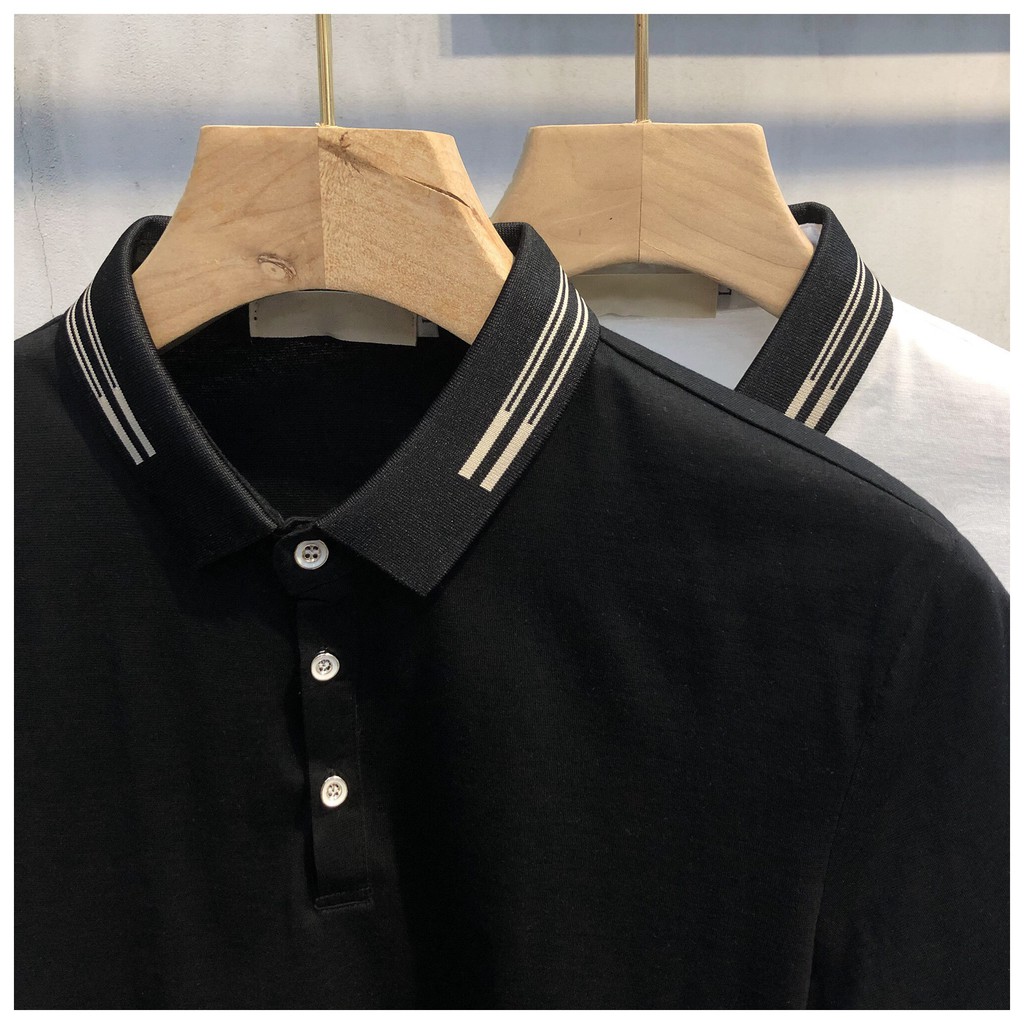 Áo thun Polo nam cổ bẻ GIZA vải cotton cá sấu, chuẩn form, lịch lãm