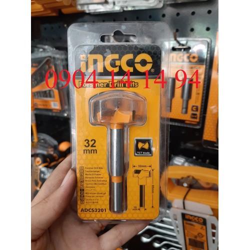 Mũi khoan khoét gỗ 32mm Ingco ADCS3201 - ADCS3201