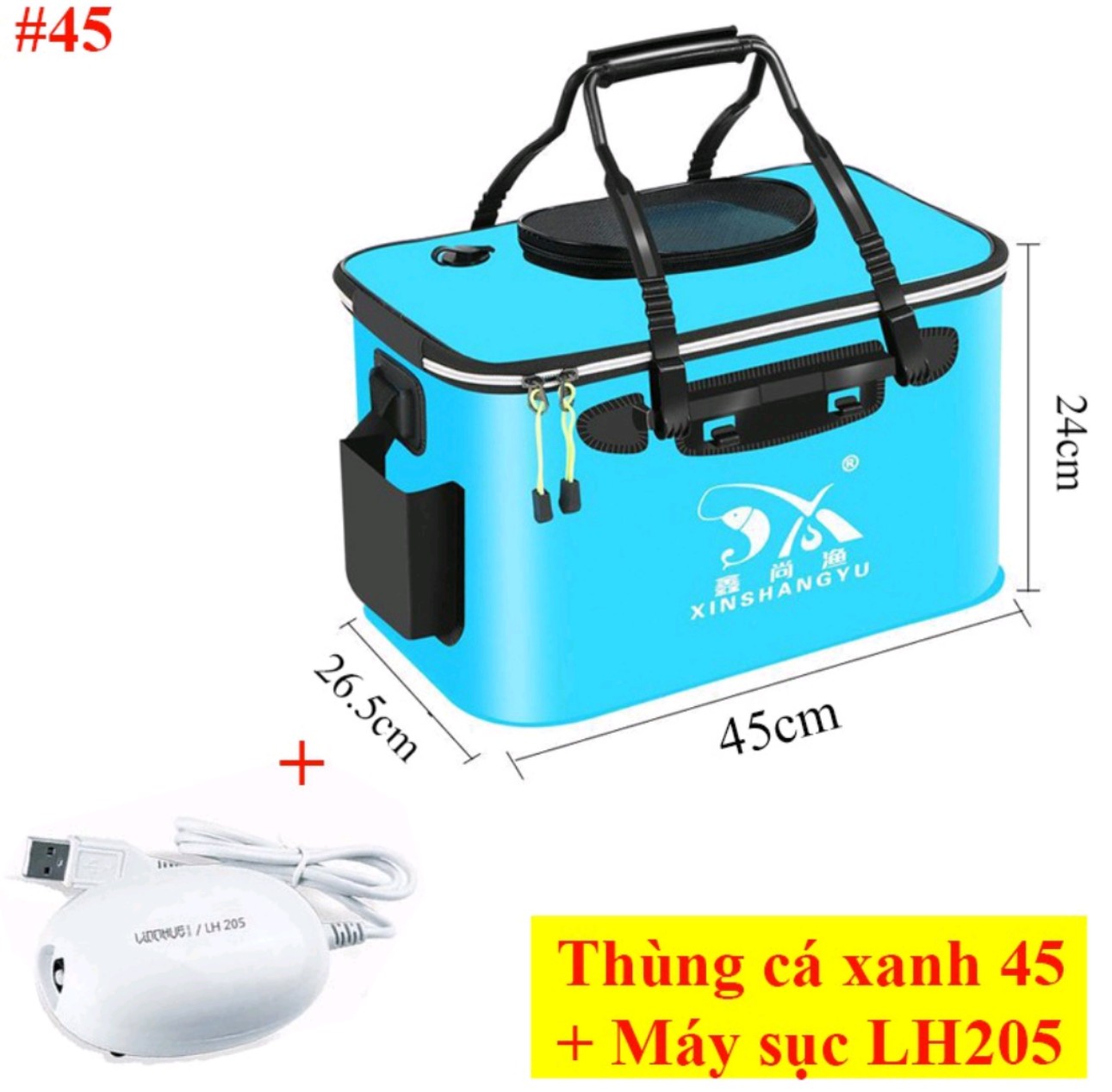 THÙNG ĐỰNG CÁ đa năng phụ kiện câu cá KK-9