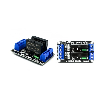 Mạch 2 relay rắn ssr 12vdc , Module relay ssr 12vdc