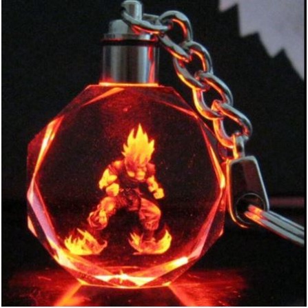 Móc khóa Songoku có đèn led