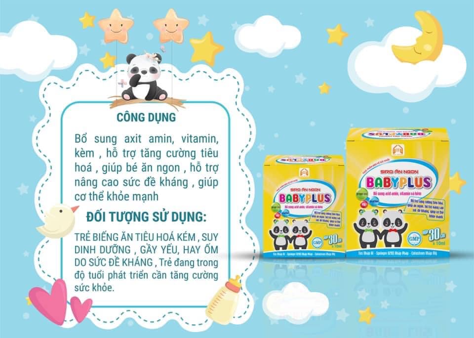 Siro Ăn Ngon Babyplus Chính Hãng