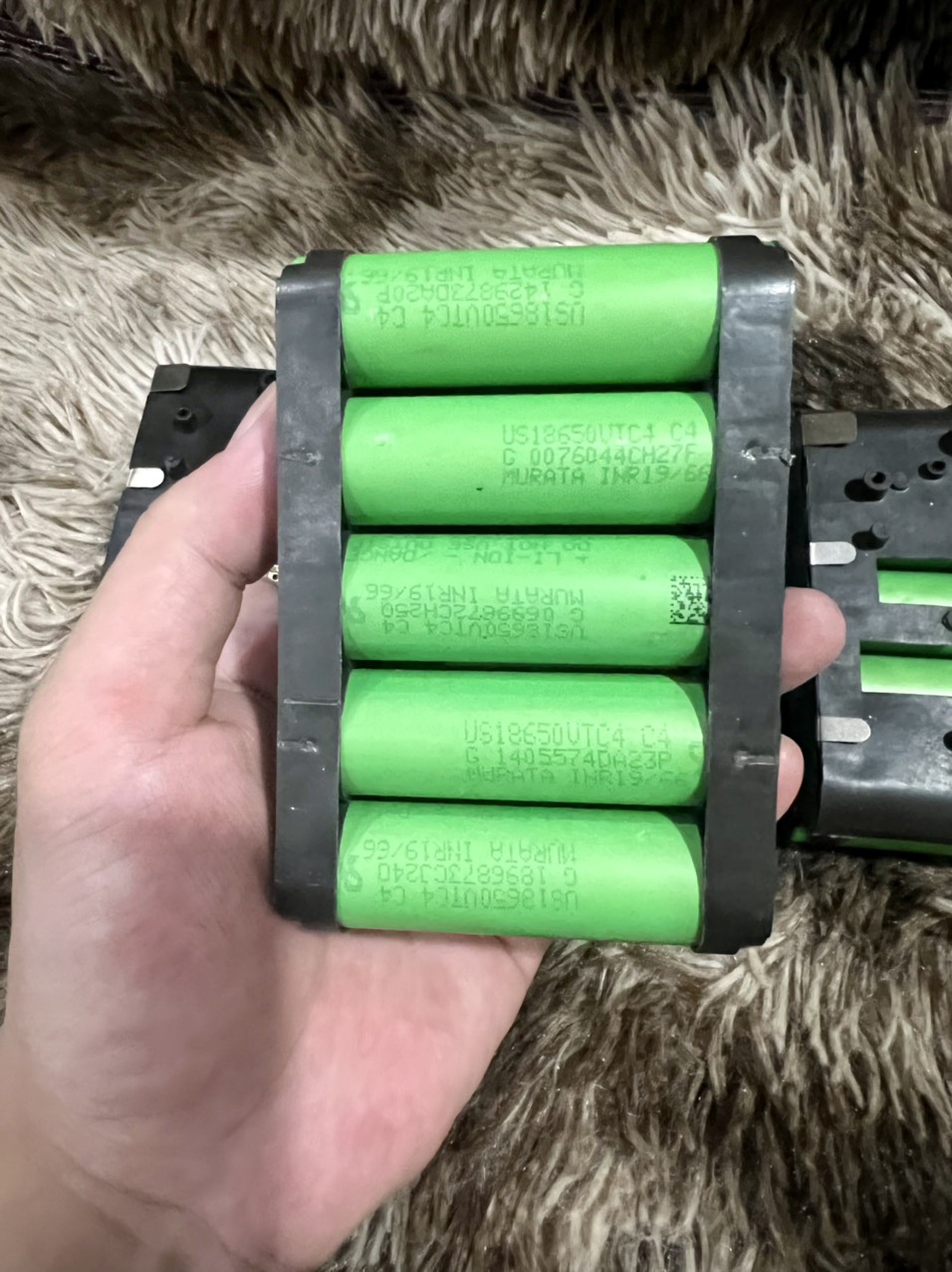 Khối pin makita 5s 2p 10 cell Sony VTC xả cao, chưa sử dụng.