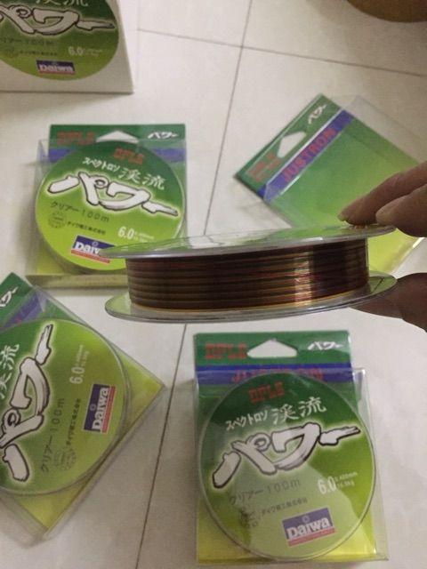 Cước câu cá daiwa 7 màu dài 100m