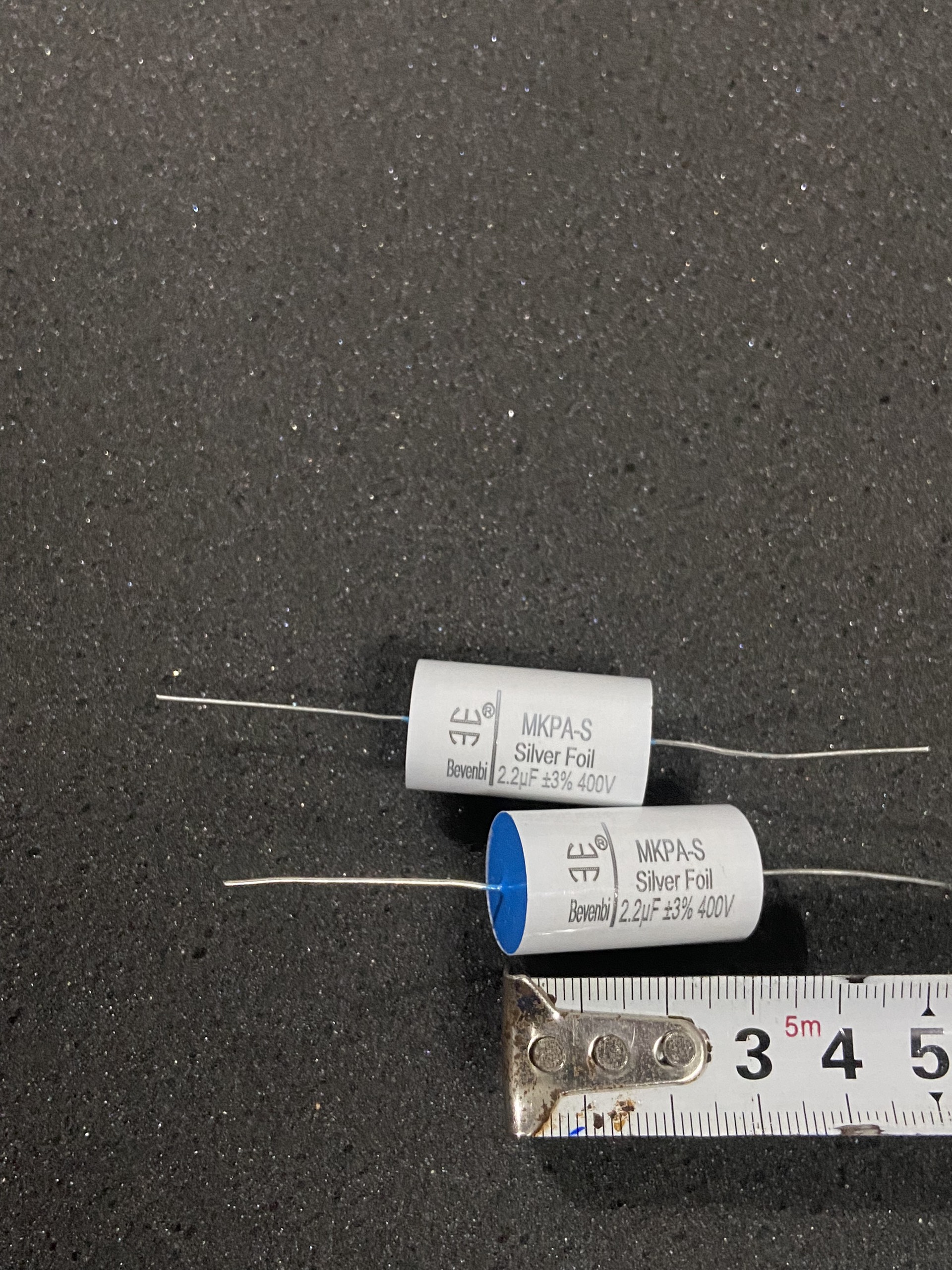 Tụ Bevenbi cao cấp (trắng xanh) 2.2uf 400v cho phân tần loa treble
