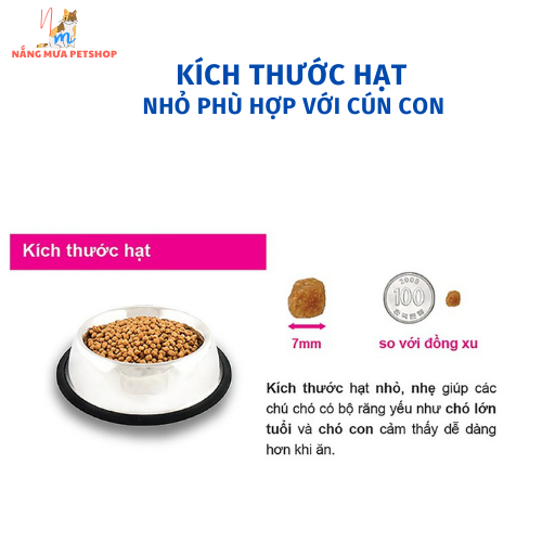 Thức ăn cho chó hạt mềm Zenith hạt cho chó con