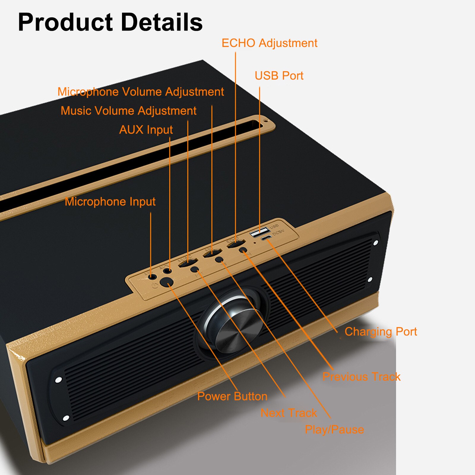 Loa Công Suất Lớn - Loa Hát Karaoke Bluetooth Cầm Tay - Loa Bluetooth Q13 Cao Cấp - Loa Nghe Nhạc + Tặng Kèm Mic Hát Cực Hay Phiên Bản Mới - Bảo Hành Chính Hãng 12 Tháng Lỗi Đổi Mới