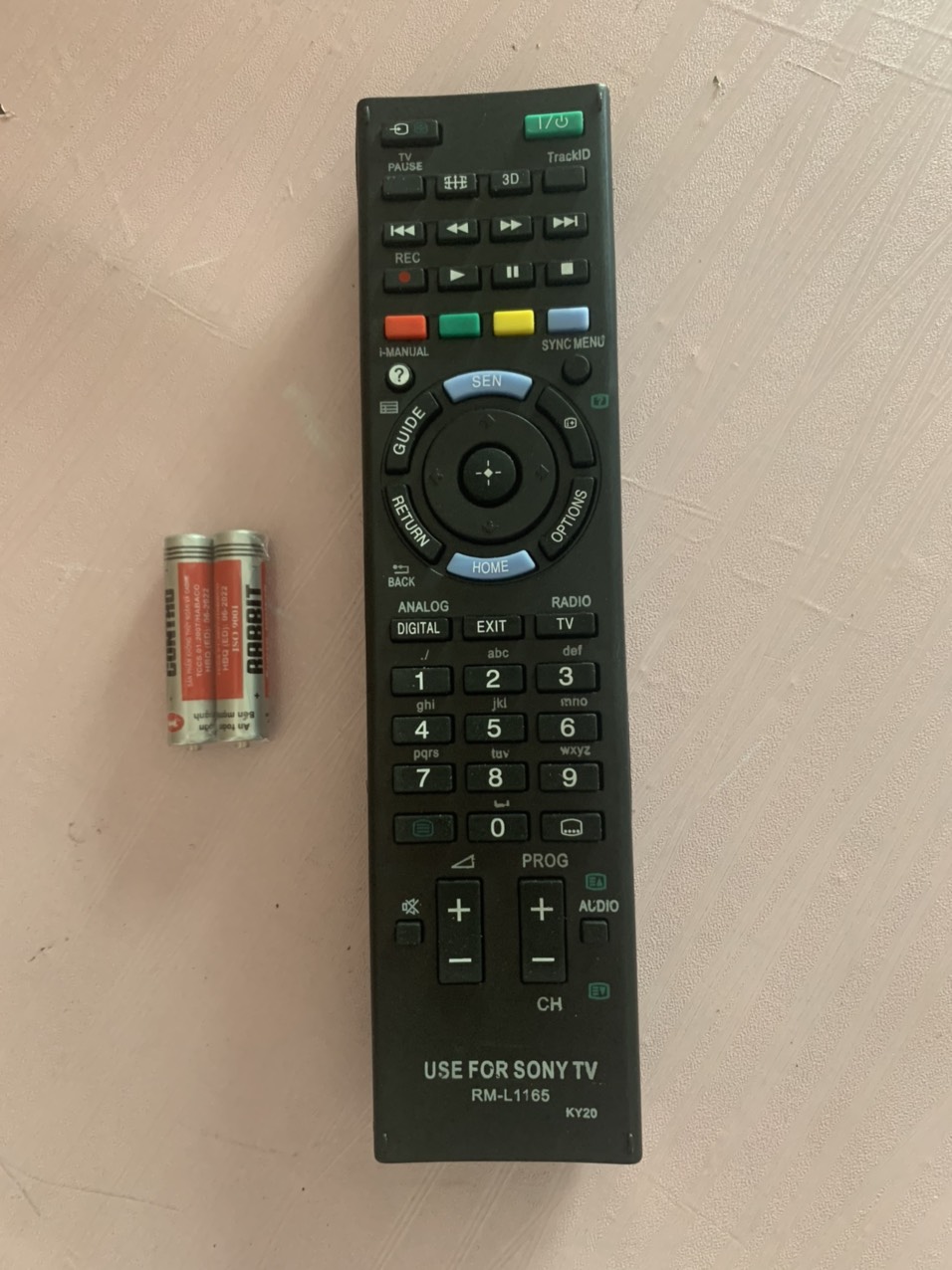 Remote điều khiển tivi sony smart rm-l1165