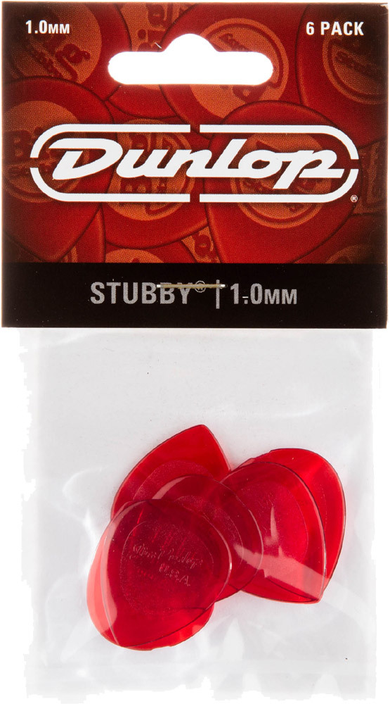 Pick (phím) gảy đàn Dunlop Stubby 475R- Hàng nhập Mỹ