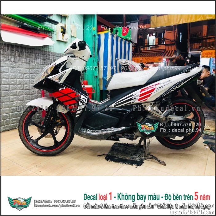 Tem rời Nouvo Rc Trắng đỏ đen Hàng loại 1.