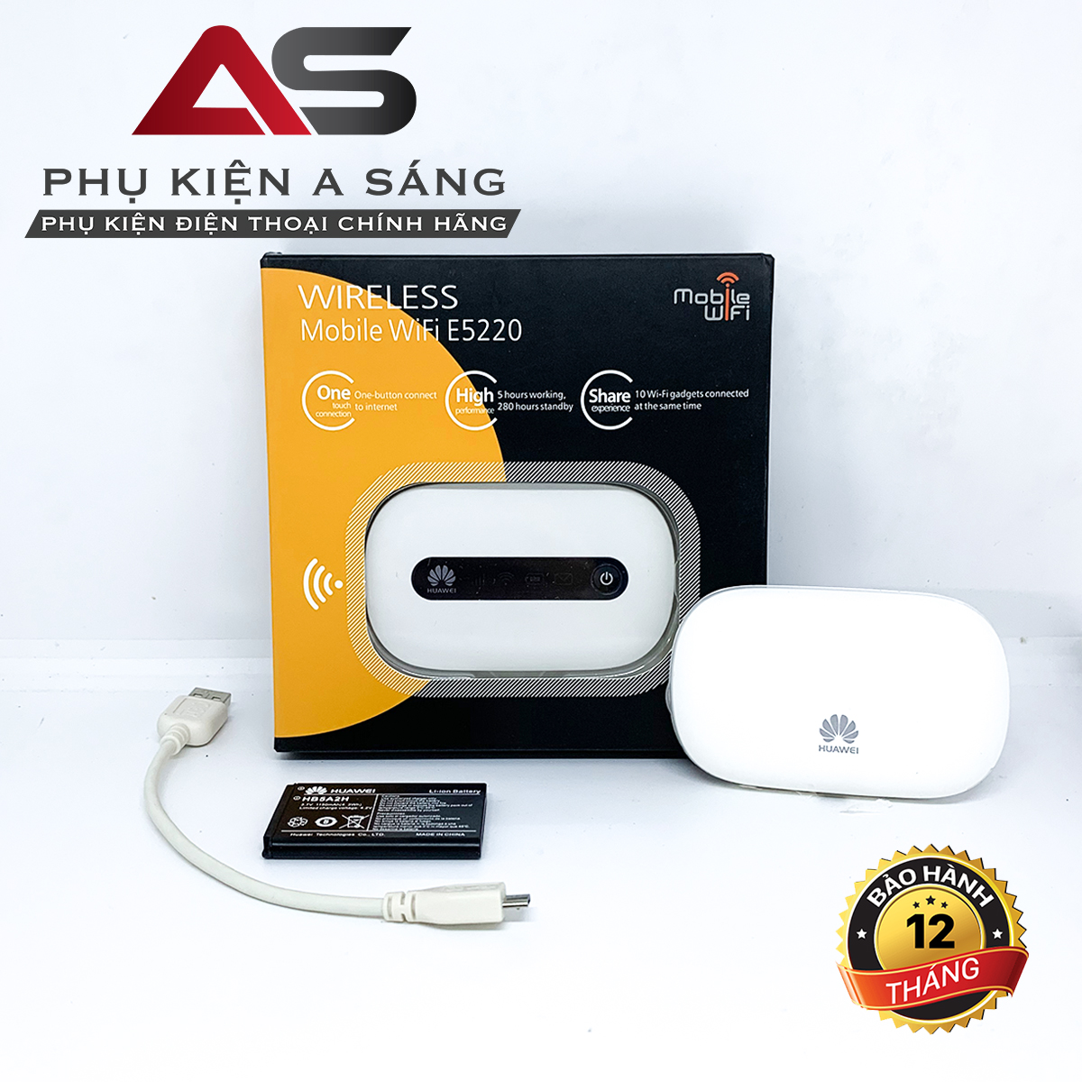 Bộ Phát Wifi 3G/4G Huawei E5220