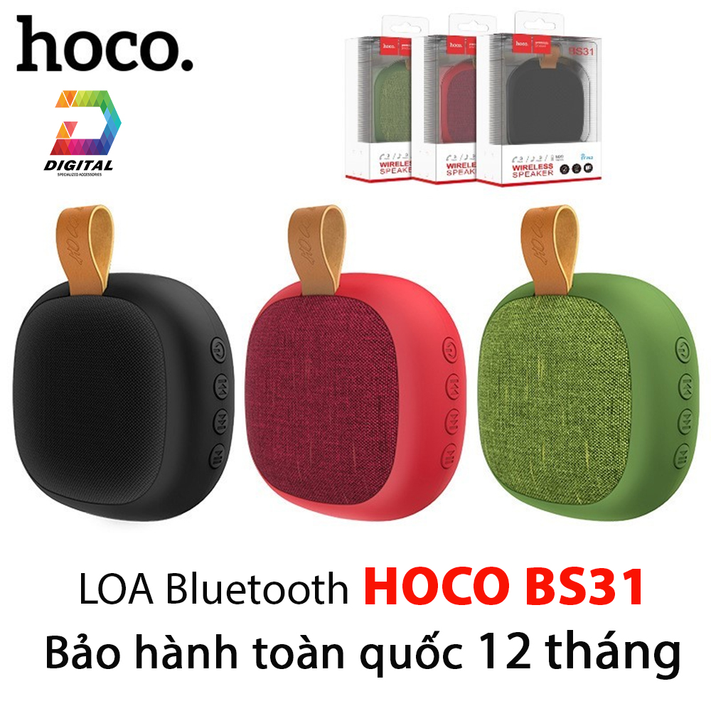 Loa Bluetooth Mini Hoco BS31 Nhỏ Gọn Pin Dung Lượng 500mAh