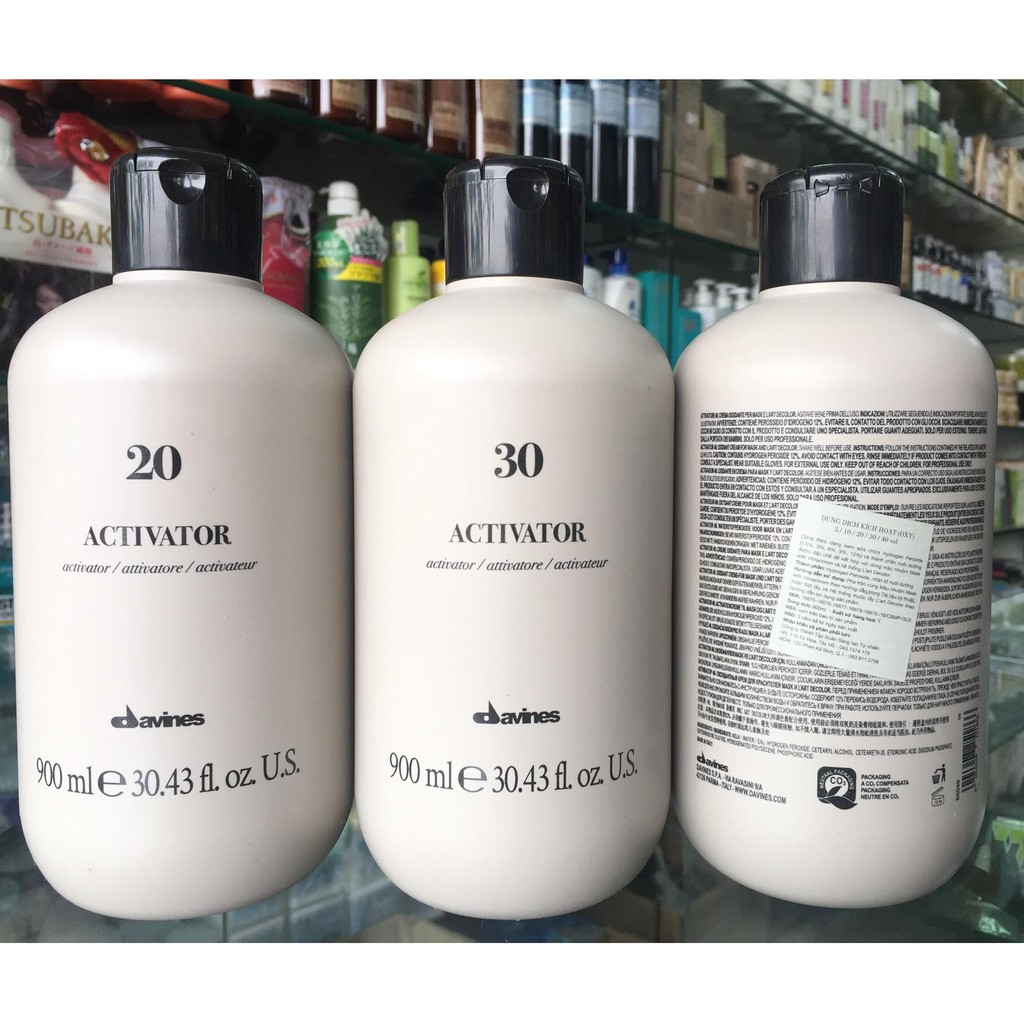 Oxy trợ nhuộm không rát da đầu Activator Davines 900ml