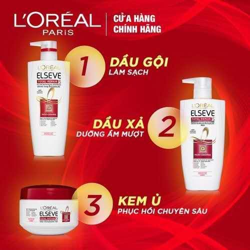 [HCM]Kem ủ phục hồi tóc LOréal Paris Total Repair 5 200ml