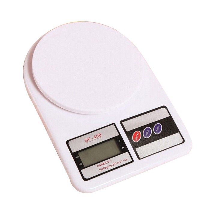(BH 12T) [HCM] Cân tiểu ly điện tử, Cân điện tử Electronic Kitchen Scale SF400 10KG.