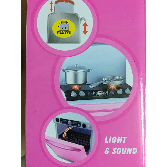 Đồ chơi nhà bếp màu hồng Hello Kitty 918