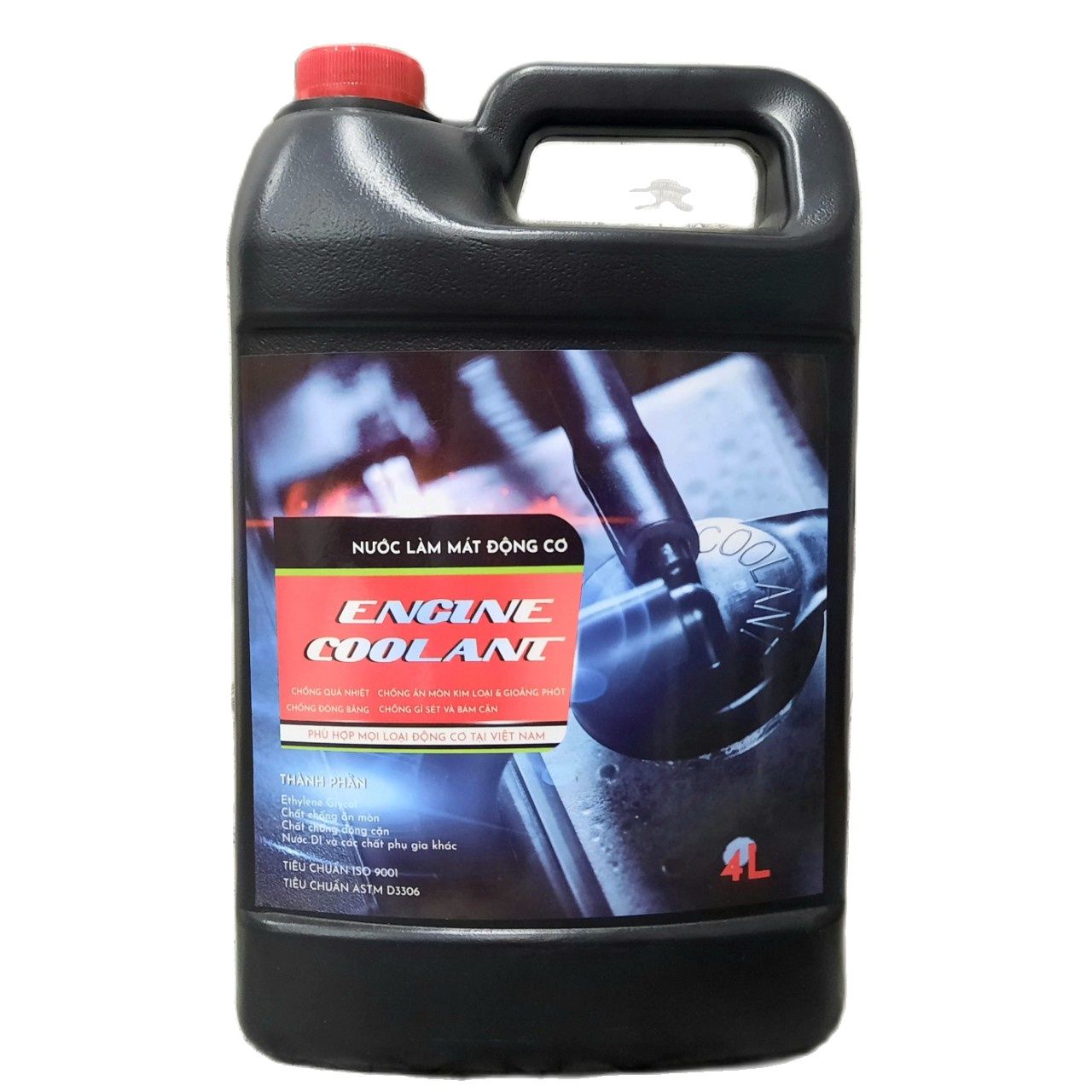 Nước làm mát màu đỏ phù hợp mọi loại động cơ Engine coolant dung tích 4 Lít