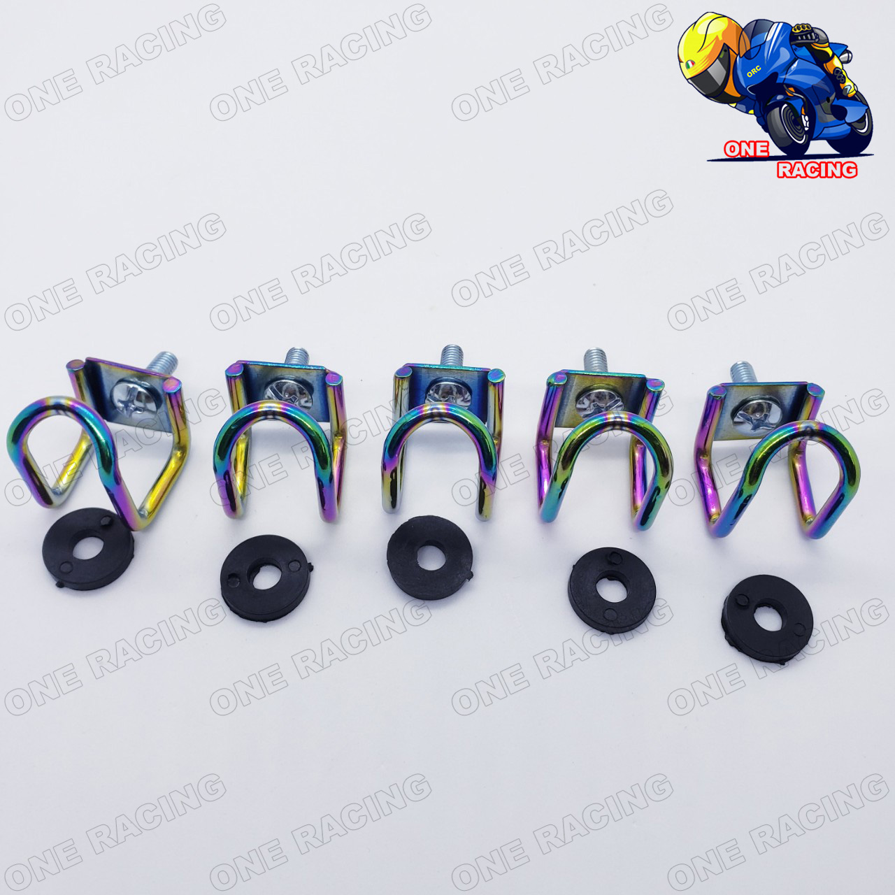 Móc treo đồ xe máy titan, mẫu cao cấp, ONE RACING
