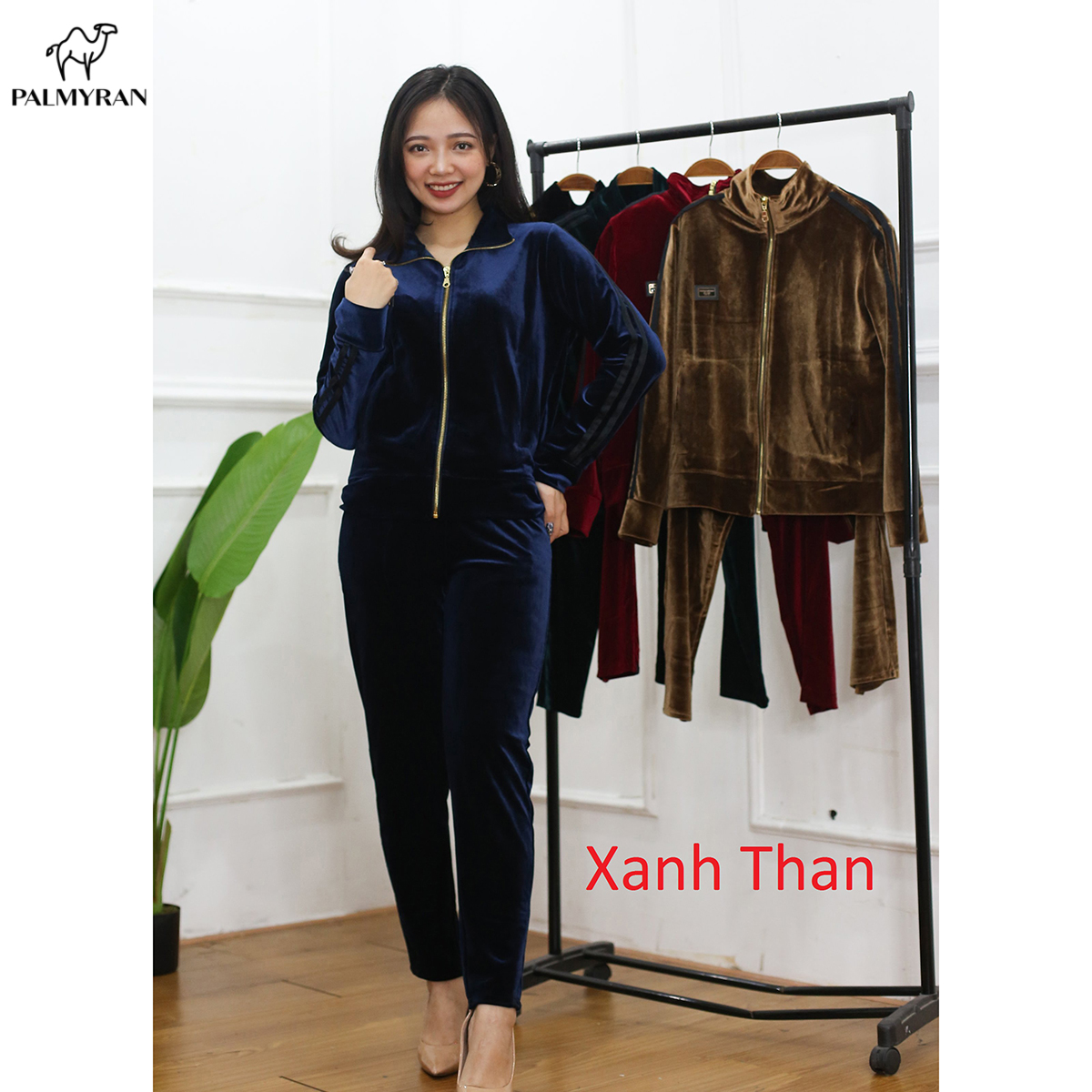 Bộ quần áo nhung tuyết cao cấp palmyran NT01