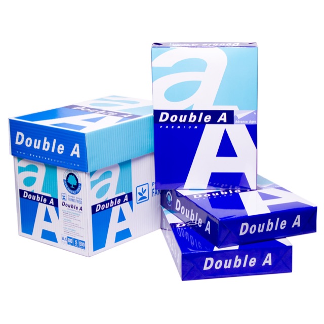 [Combo 5 Ram] Giấy A4 Double A Định lượng 70gsm 500 tờ/ram