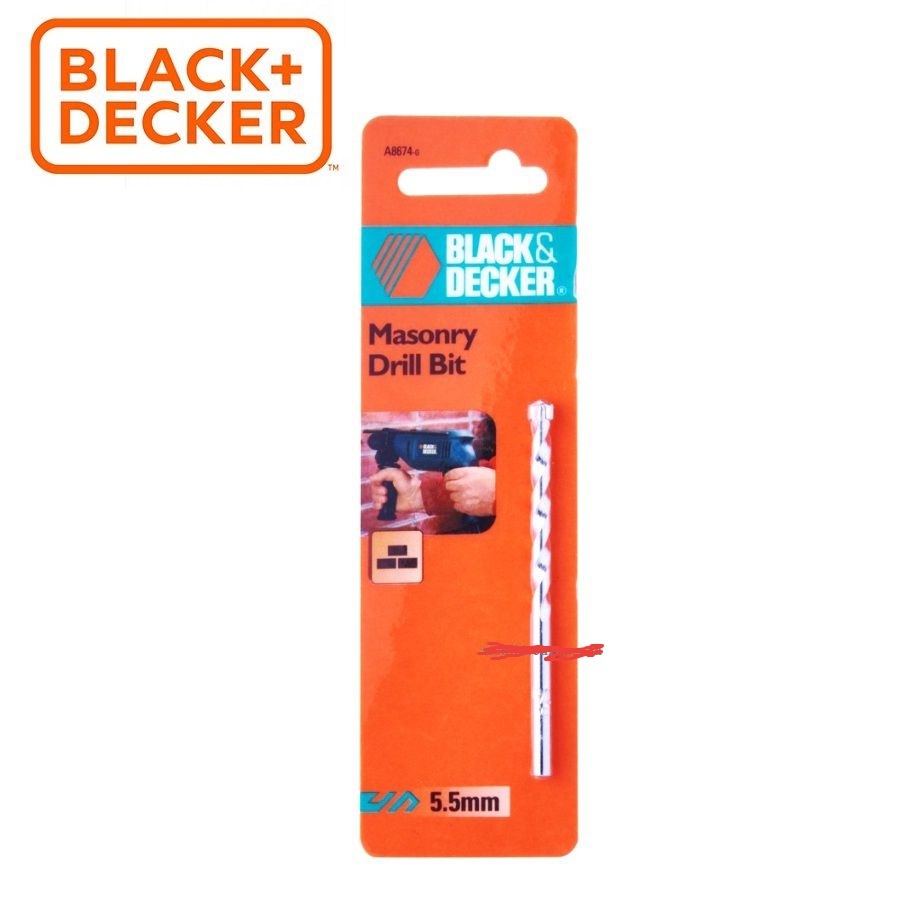 Mũi khoan gạch, bê tông 5.5mm  BLACK+DECKER - A8674