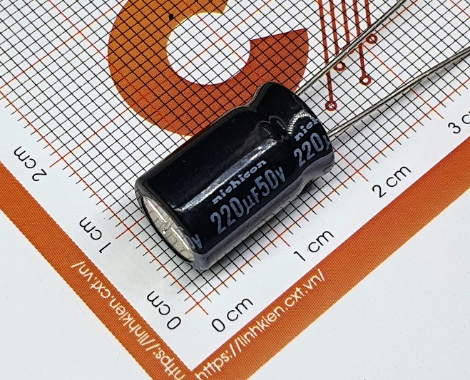 Chemical capacitor 220uf 50v 10x16mm