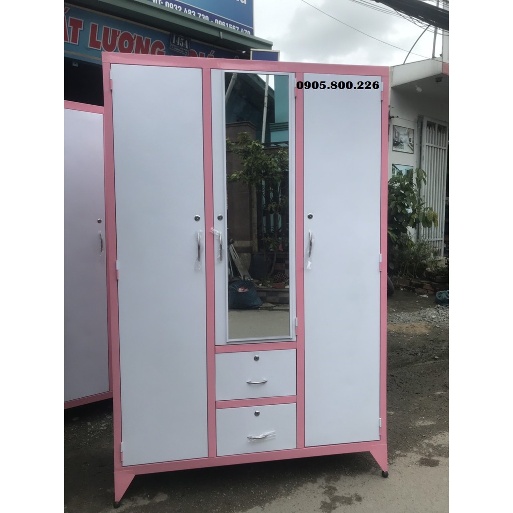 Tủ Sắt Sơn Tĩnh Điện 3 Cánh