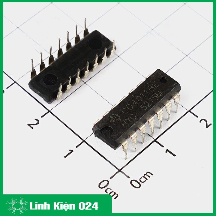 IC CD4011 SOP14/DIP14 - CMOS 4 cổng NAND
