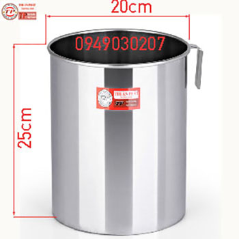 Ống/ Lòng trụng hủ tiếu, phở inox 430 (đường kính 18-20cm)