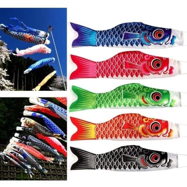 Cờ cá chép Nhật treo lễ hội size 1m và 50cm