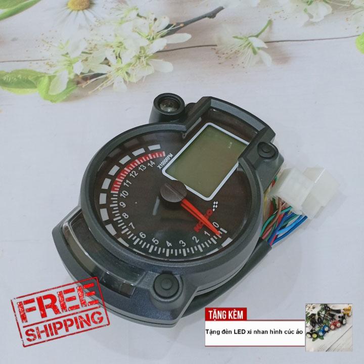 [MIỄN SHIP+TẶNG QUÀ] Đồng hồ điện tử Koso RX2N gắn cho các loại xe máy cực chất - FS439 - TẶNG ĐÈN XI NHAN CÚC ÁO, phụ tùng xe máy