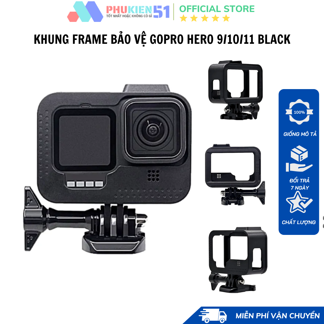 GoPro Hero 9/10/11 black protective frame protector frame-phukien51