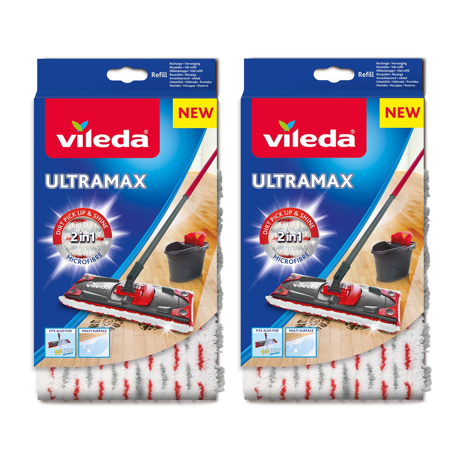 (Hàng Đức)Miếng lau thay thế Vileda UltraMat Komplett