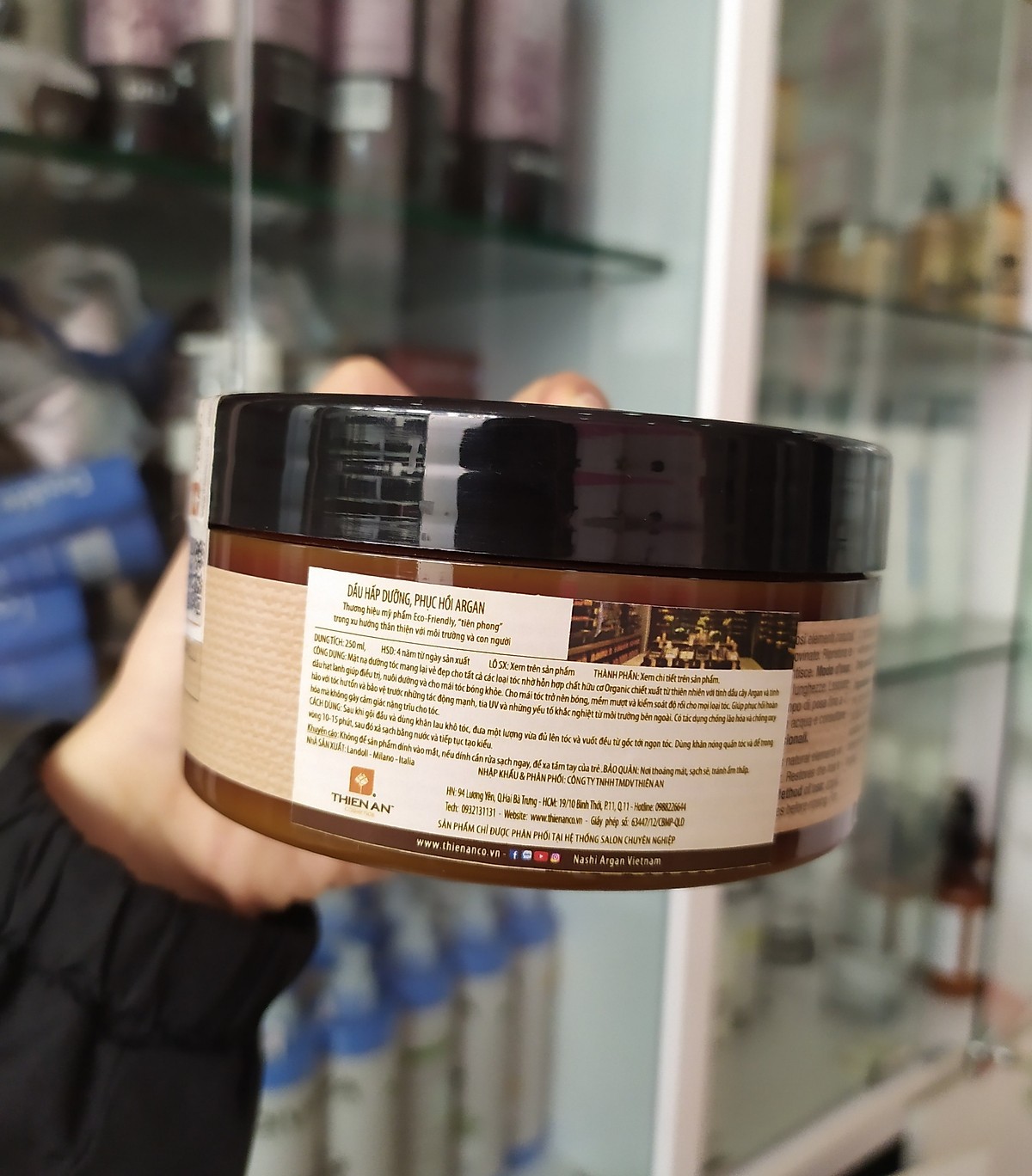 [+Tặng mũ trùm][HCM] [CHÍNH HÃNG] Dầu hấp ủ tóc Nashi Argan Deep Infusion phục hồi siêu mượt