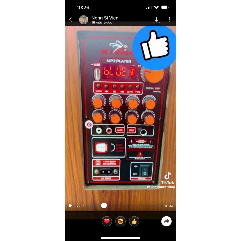Loa Karaoke Kiomic K88 2 Mic bo mạch mới