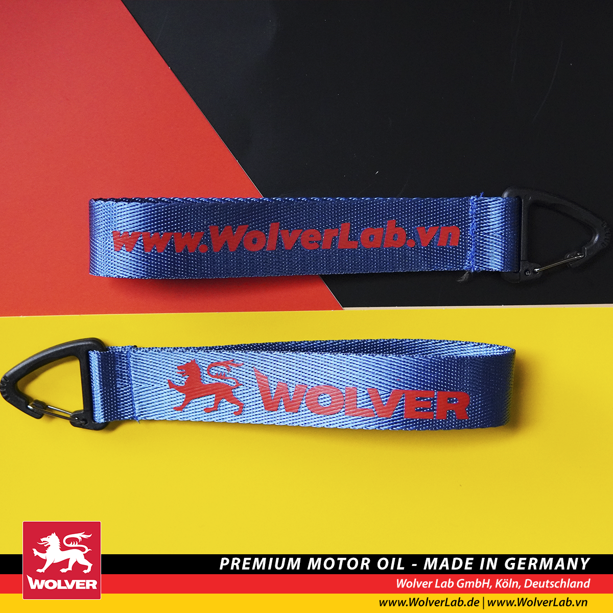 Móc khóa dây vải Wolver 2024 - Móc khóa Wolver - Móc Wolver
