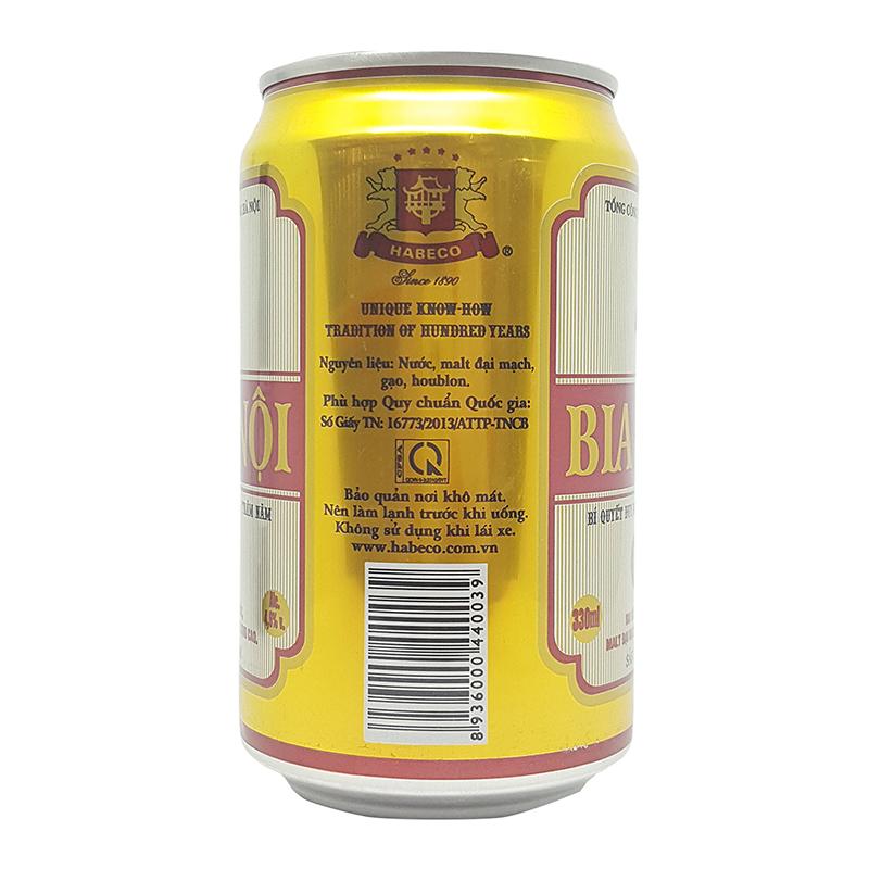 Bia Lon Hà Nội 24 lon 330ml-Lon