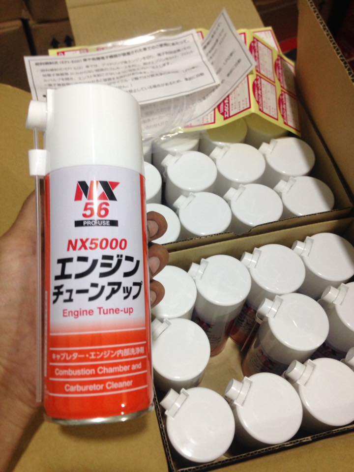 01 chai [ NX5000 ]Dung dịch vệ sinh 🔧 buồng đốt ô tô 🔧 xe máy 🔧 NX5000 🔧 NX56 từ Nhật Bản