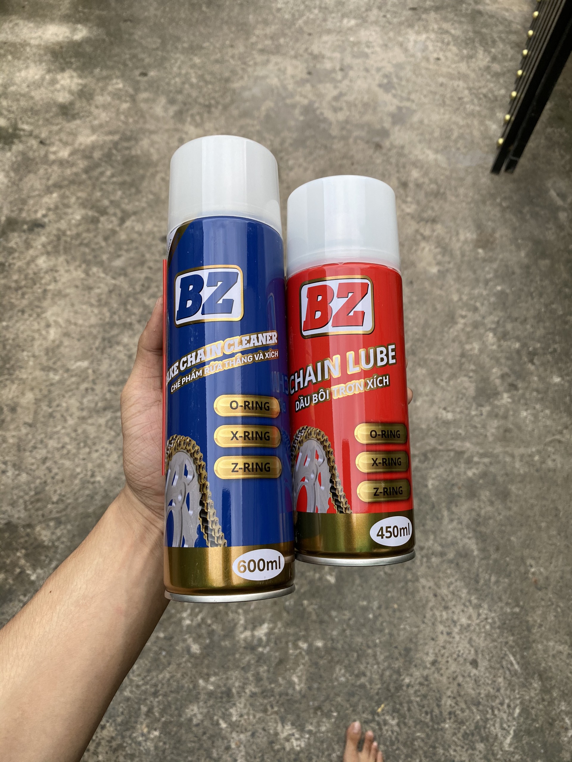 Combo Bz 2 chai Dưỡng Sên  ,rửa sên