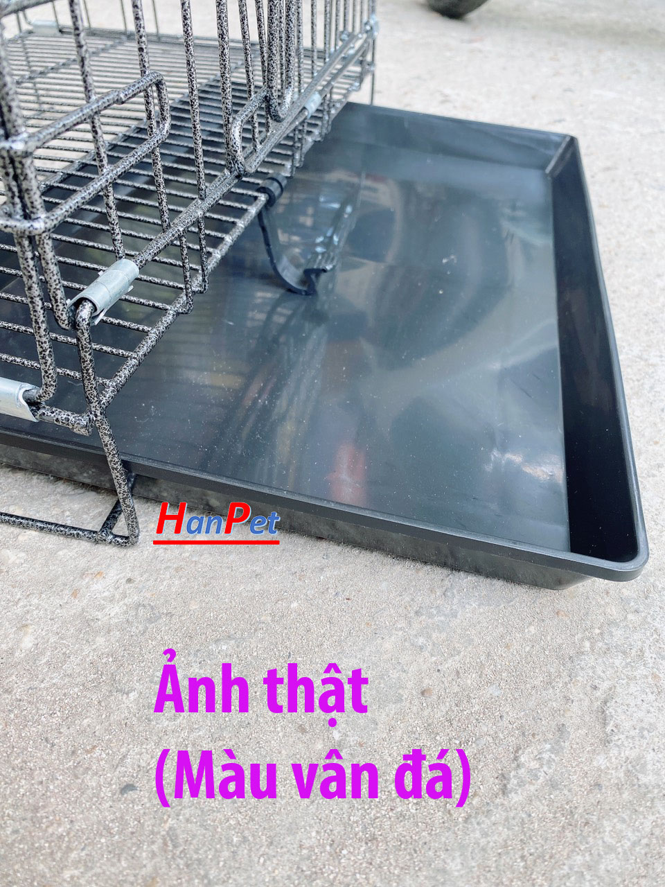 SD- Hanpet - Chuồng nuôi chó mèo dưới 8kg SD60- lồng nuôi chó mèo - chuồng chó - lồng chó gấp gọn sơn tĩnh điện (màu ngẫu nhiên) nuôi chó lồng / nhà chó / nhà mèo / chuồng mèo / chuồng thú cưng