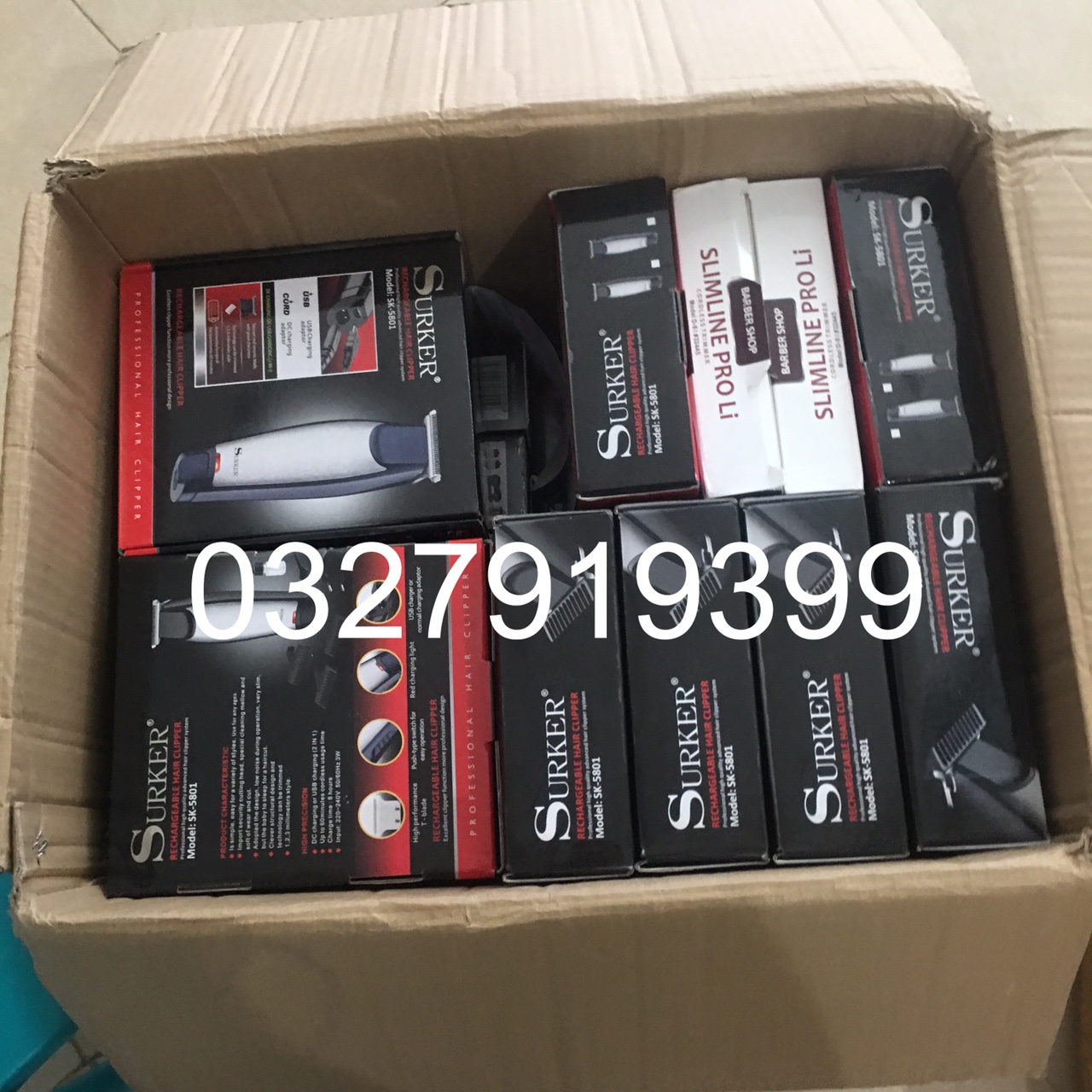 Tông đơ cạo viền cao cấp SURKER 5801