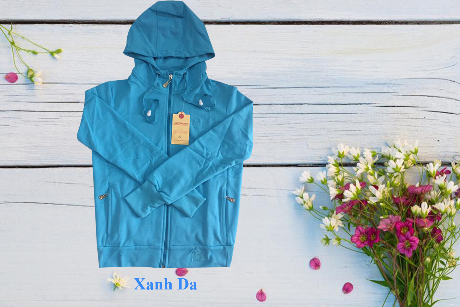 [HCM]ÁO KHOÁC NỮ XANH DA- CHẤT ĐẸP