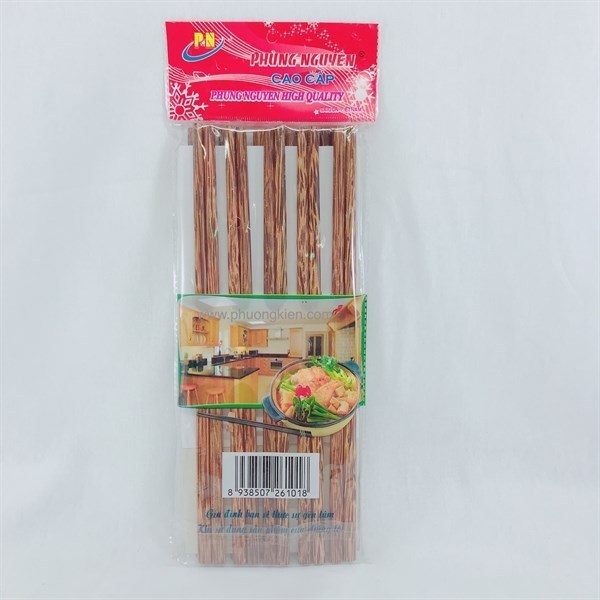 Bộ 10 đôi đũa dừa cao cấp