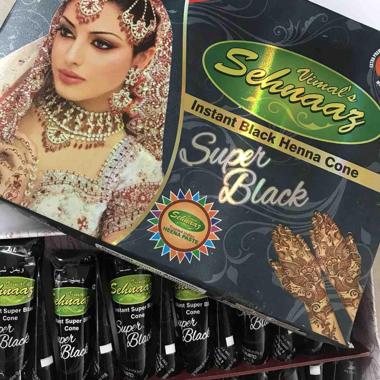 Mực xăm henna siêu đen Super Black