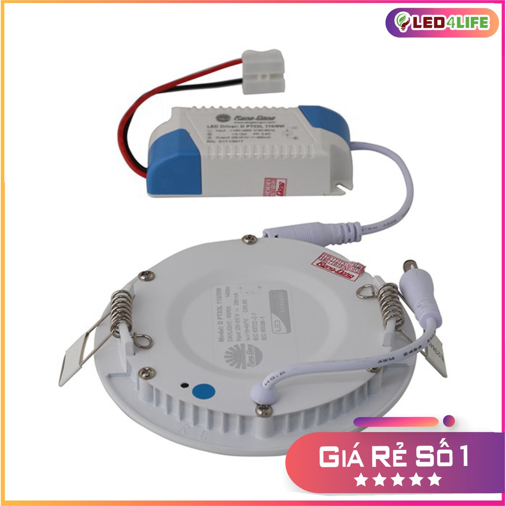Đèn LED âm trần siêu mỏng 9W Rạng Đông D PT03L 135/9W