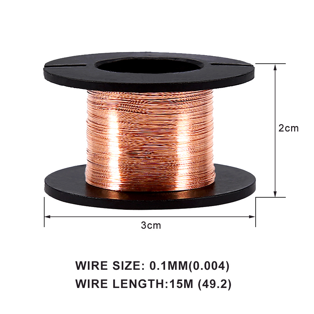Combo 2 cuộn dây đồng hàn mạch 0.1mm/15m