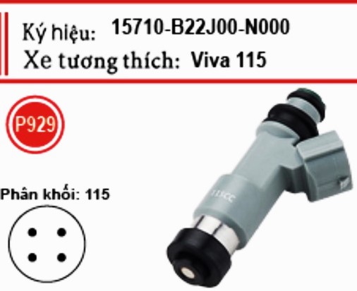 KIM PHUN XĂNG XE VIVA 115