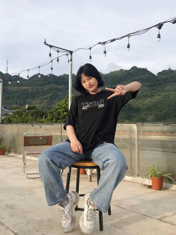 Áo thun TSUN Sig 2 - Black unisex nam nữ