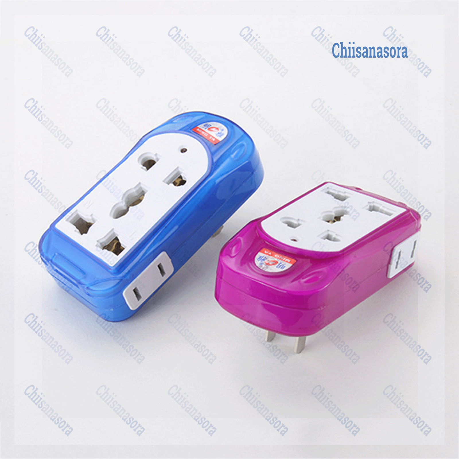 Phích cắm chuyển đổi 2 chấu chuẩn Âu Mỹ - Phích cắm chuyển đổi 2 chấu 3 chấu đa năng - Ổ cắm chuyển đổi bằng đồng