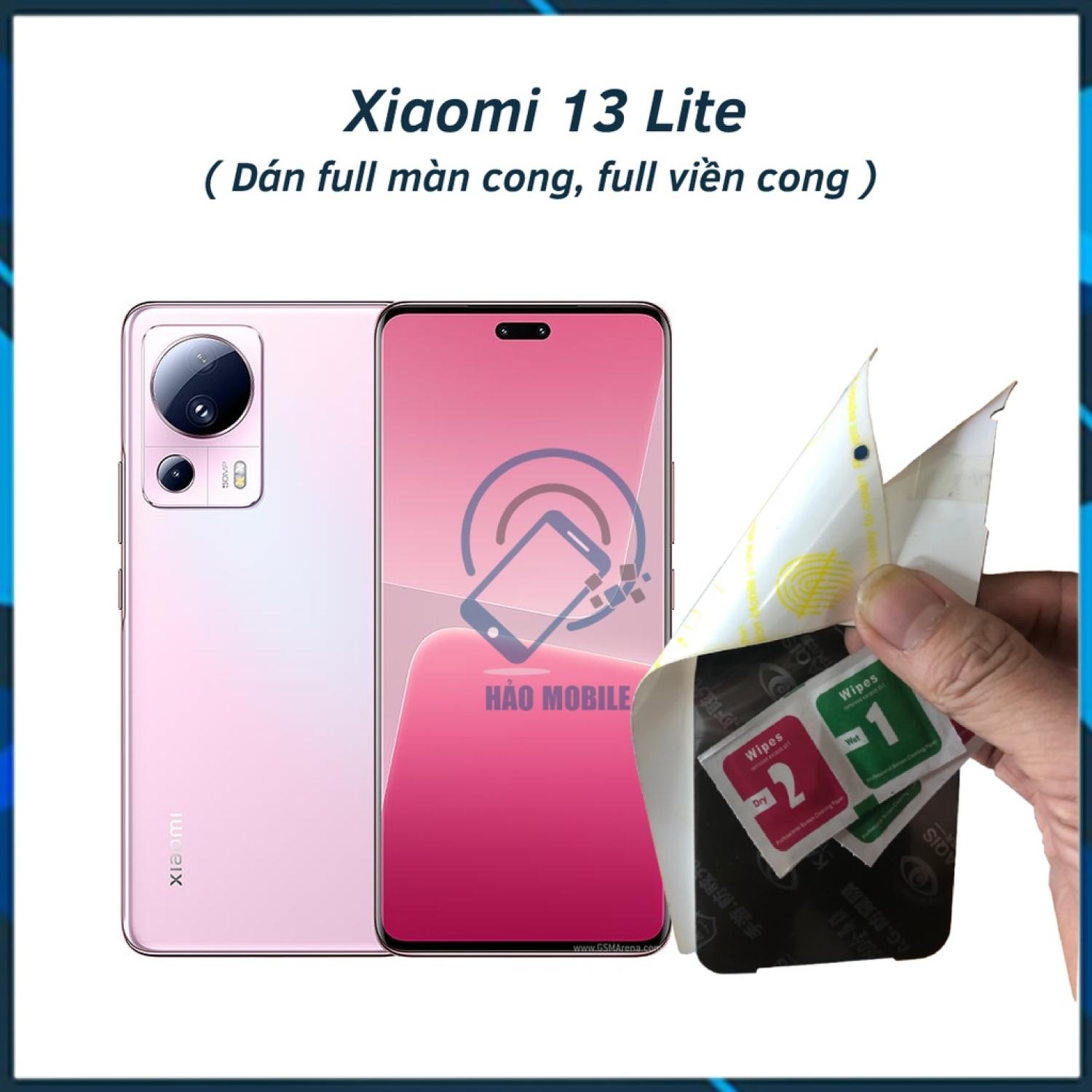 Miếng dán dẻo PPF cho Xiaomi 13 Lite full màn cong